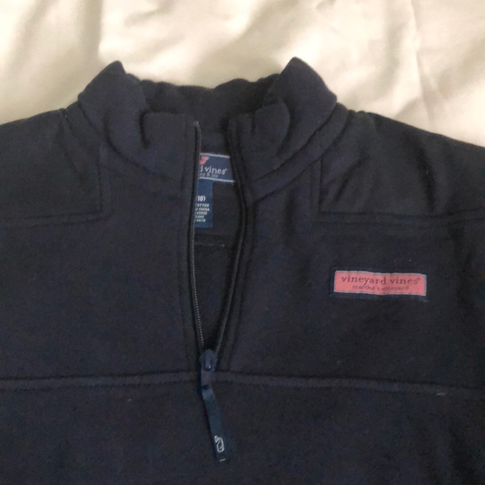 Vineyard Vines Shep & Ian Boys Dark Blue Sweater